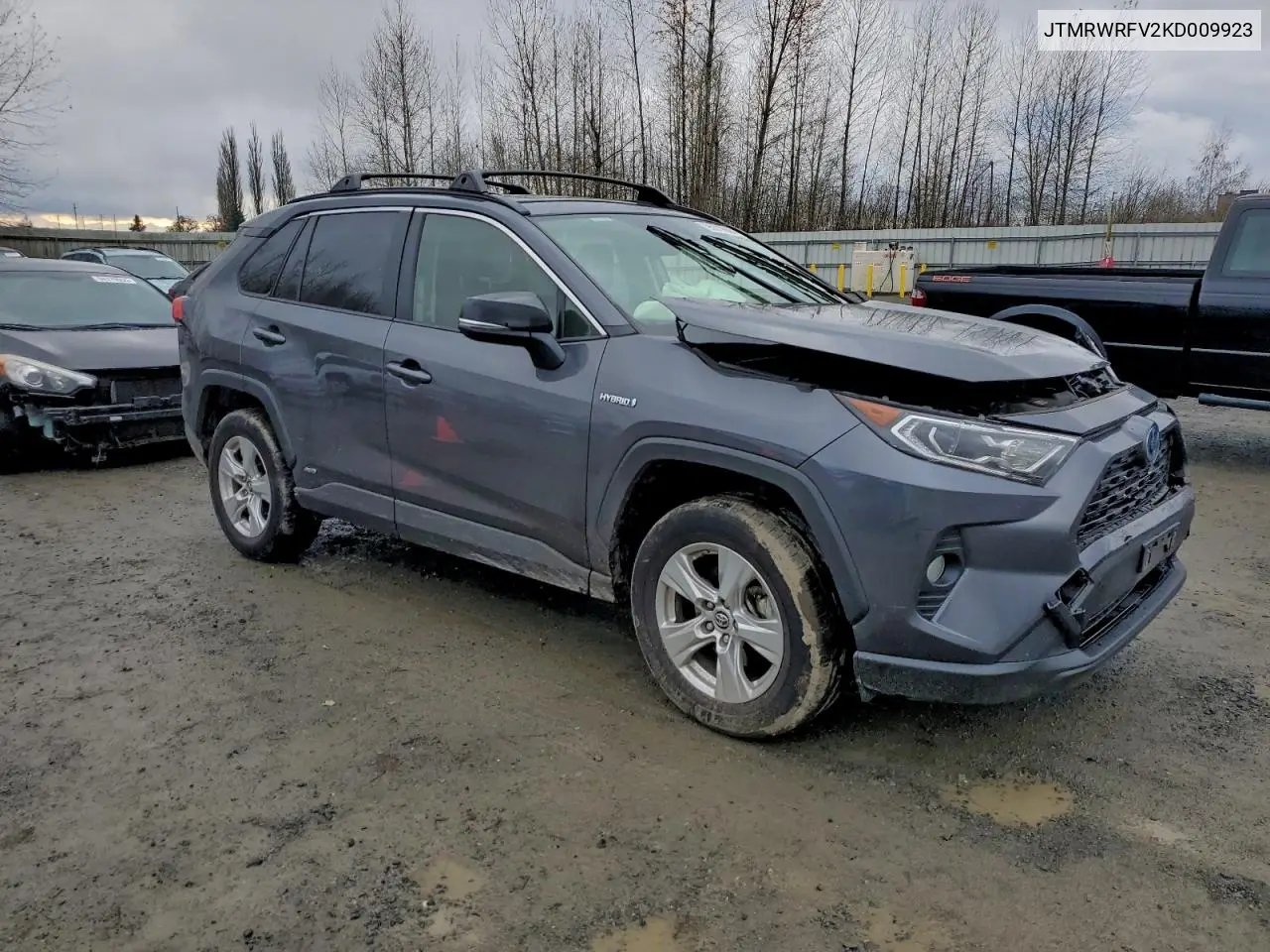 JTMRWRFV2KD009923 2019 Toyota Rav4 Xle