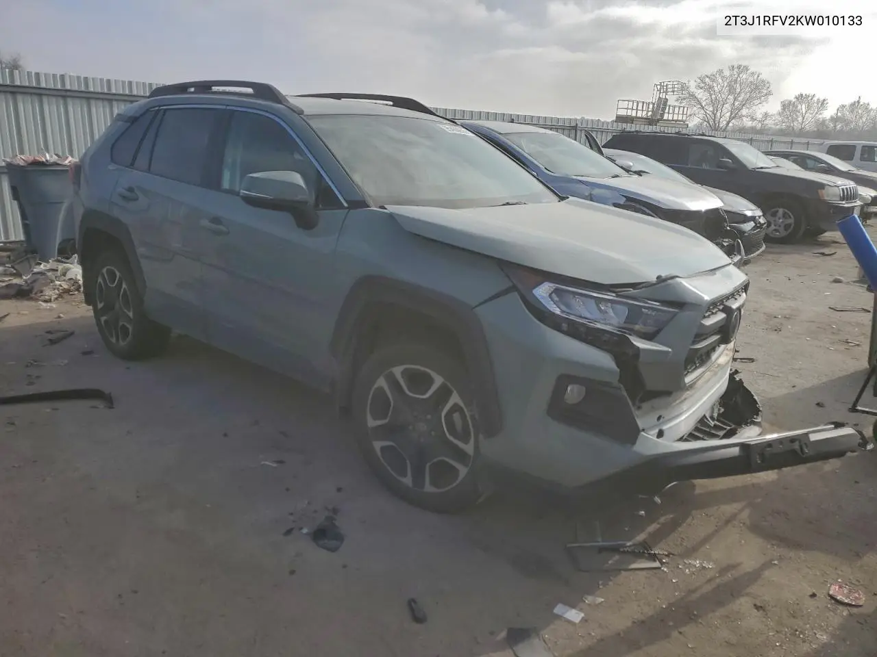 2T3J1RFV2KW010133 2019 Toyota Rav4 Adventure