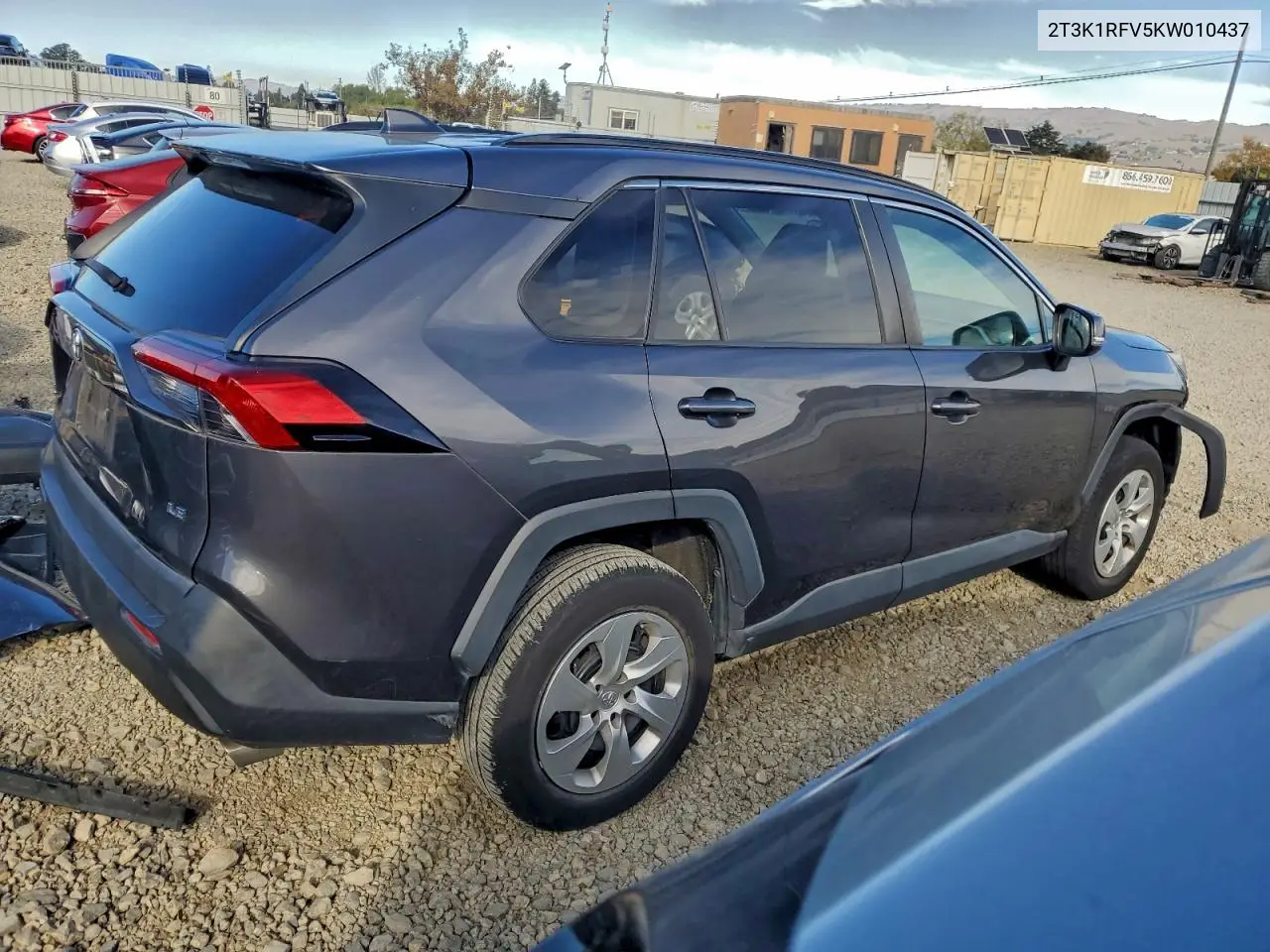 2T3K1RFV5KW010437 2019 Toyota Rav4 Le