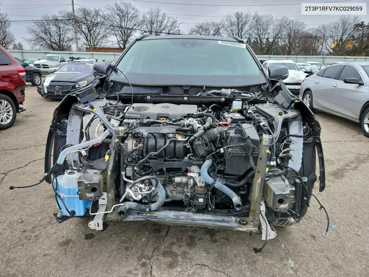 2T3P1RFV7KC029059 2019 Toyota Rav4 Xle