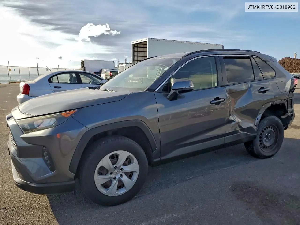 JTMK1RFV8KD018982 2019 Toyota Rav4 Le