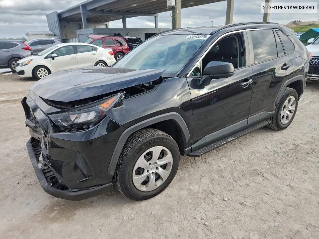 2T3H1RFV1KW036480 2019 Toyota Rav4 Le
