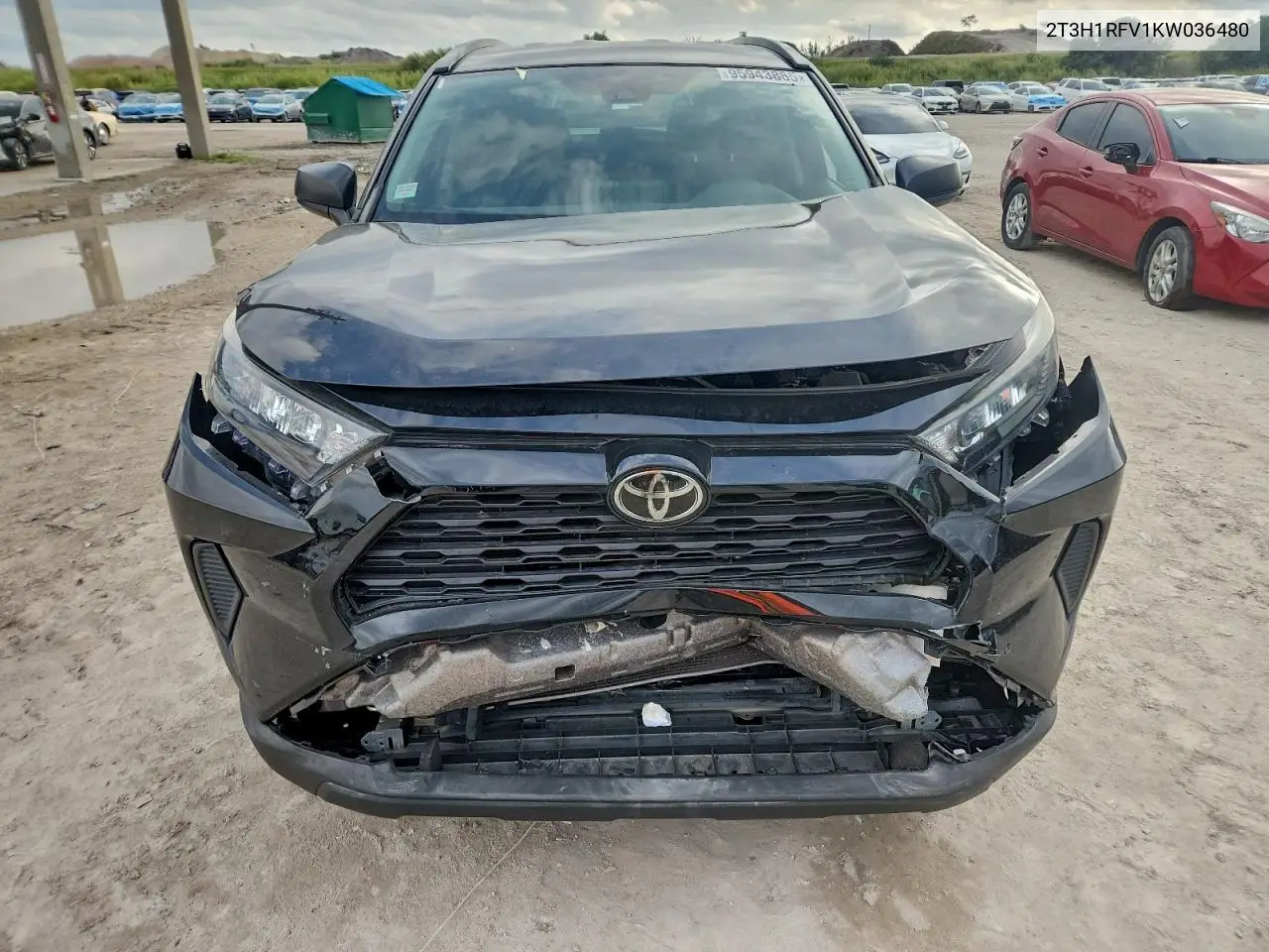 2T3H1RFV1KW036480 2019 Toyota Rav4 Le