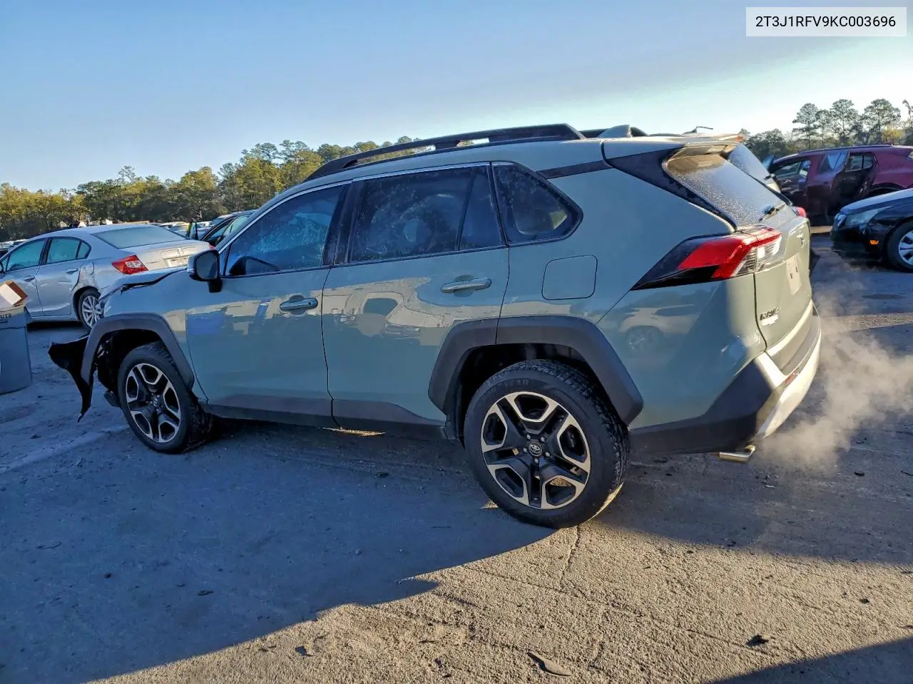 2T3J1RFV9KC003696 2019 Toyota Rav4 Adventure