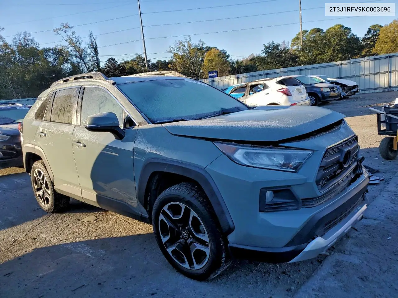 2T3J1RFV9KC003696 2019 Toyota Rav4 Adventure
