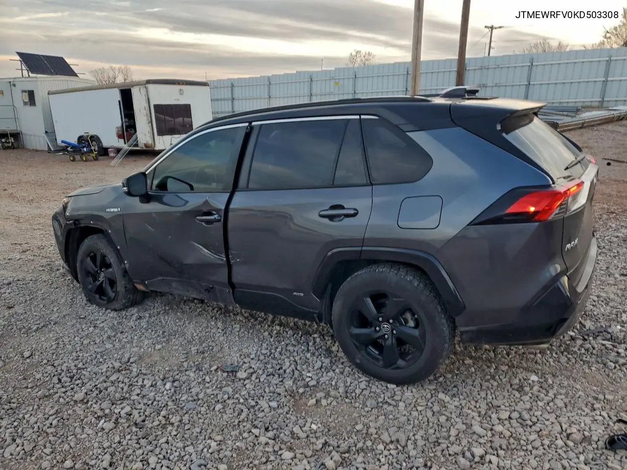 JTMEWRFV0KD503308 2019 Toyota Rav4 Xse