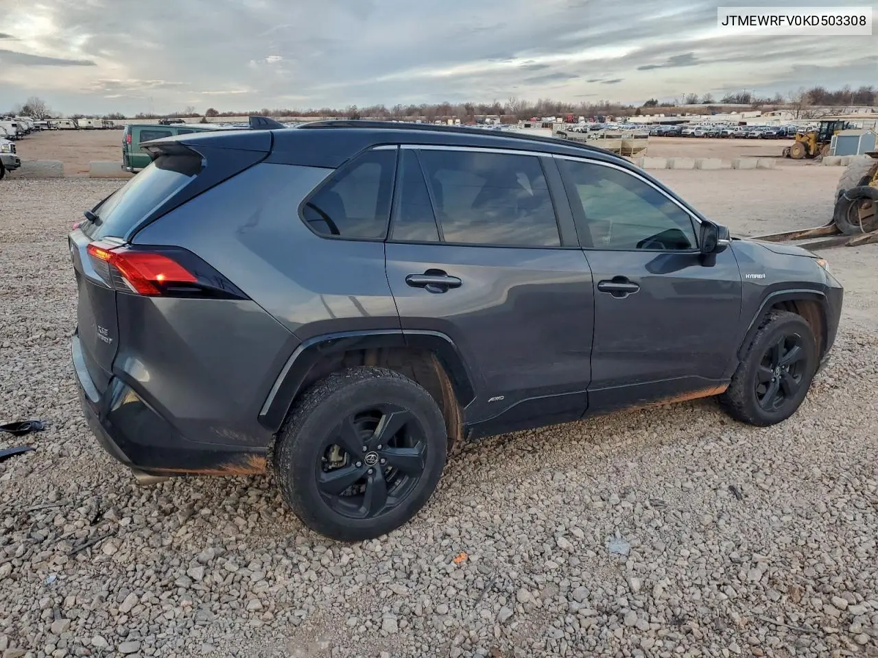 JTMEWRFV0KD503308 2019 Toyota Rav4 Xse