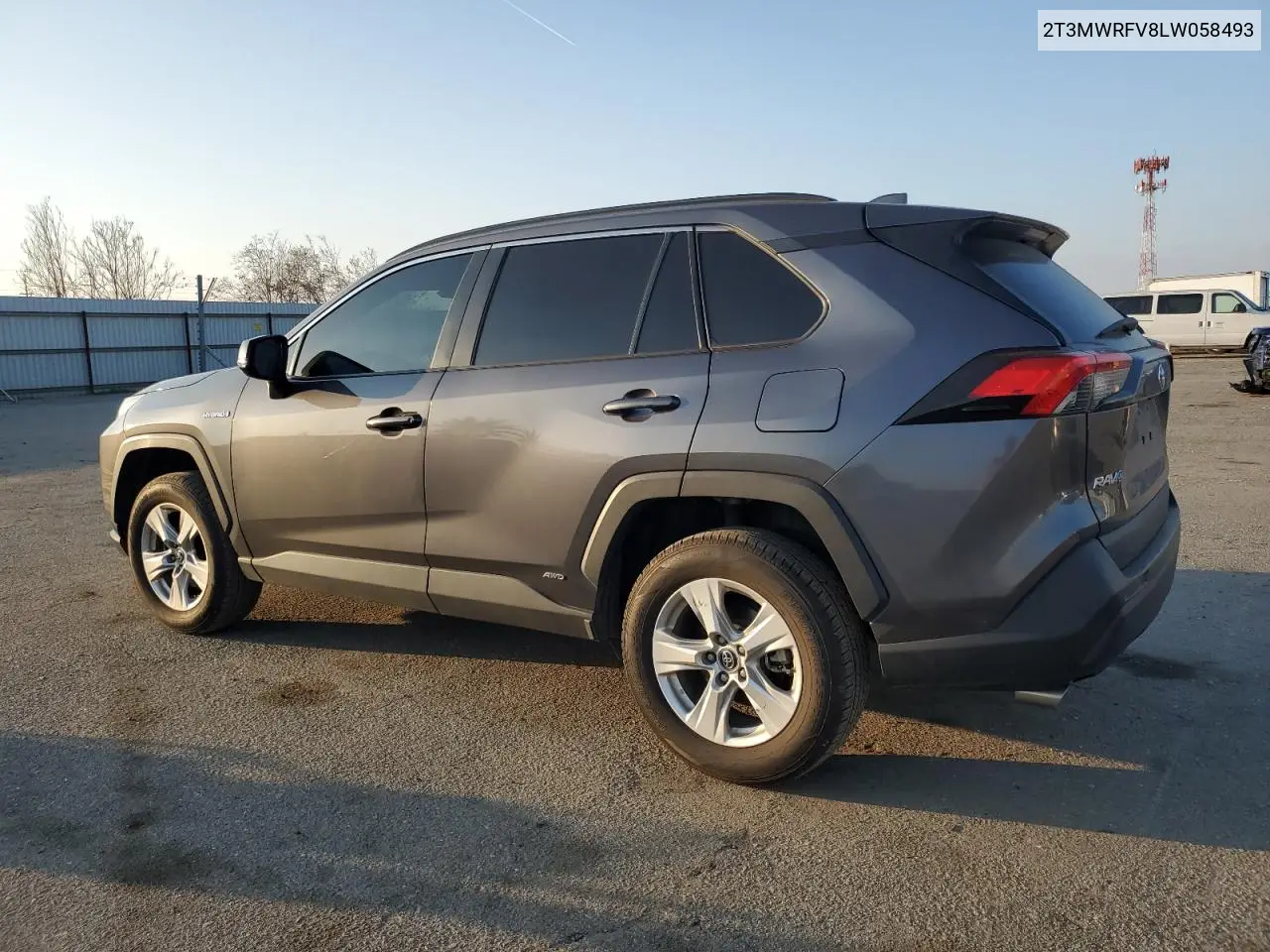 2020 Toyota Rav4 Le VIN: 2T3MWRFV8LW058493 Lot: 45045905