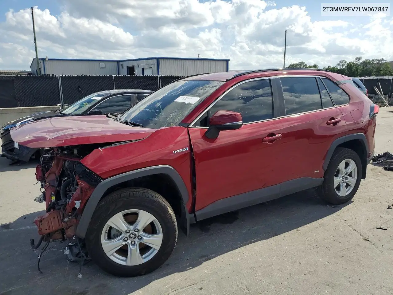 2T3MWRFV7LW067847 2020 Toyota Rav4 Le