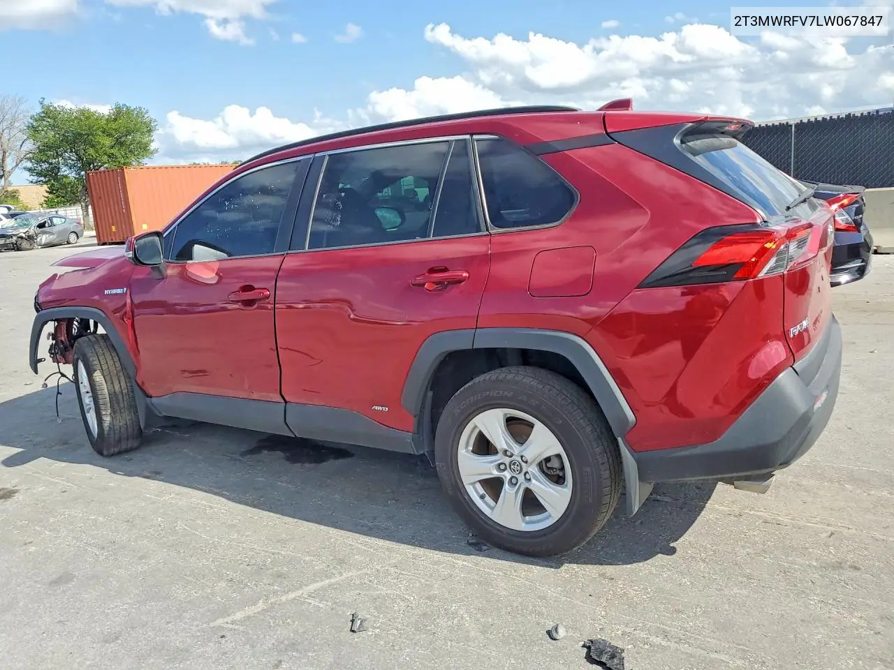 2T3MWRFV7LW067847 2020 Toyota Rav4 Le