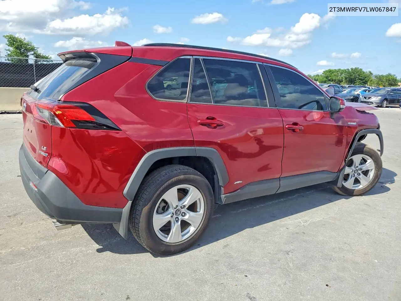 2T3MWRFV7LW067847 2020 Toyota Rav4 Le