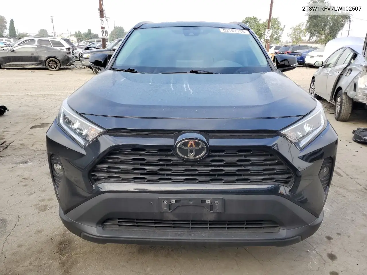 2T3W1RFV7LW102507 2020 Toyota Rav4 Xle