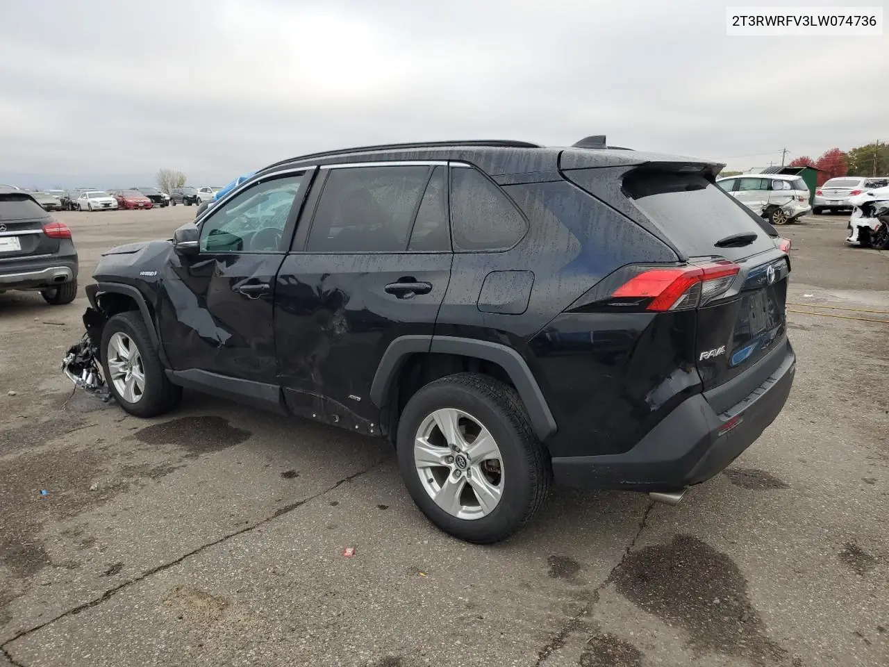 2T3RWRFV3LW074736 2020 Toyota Rav4 Xle