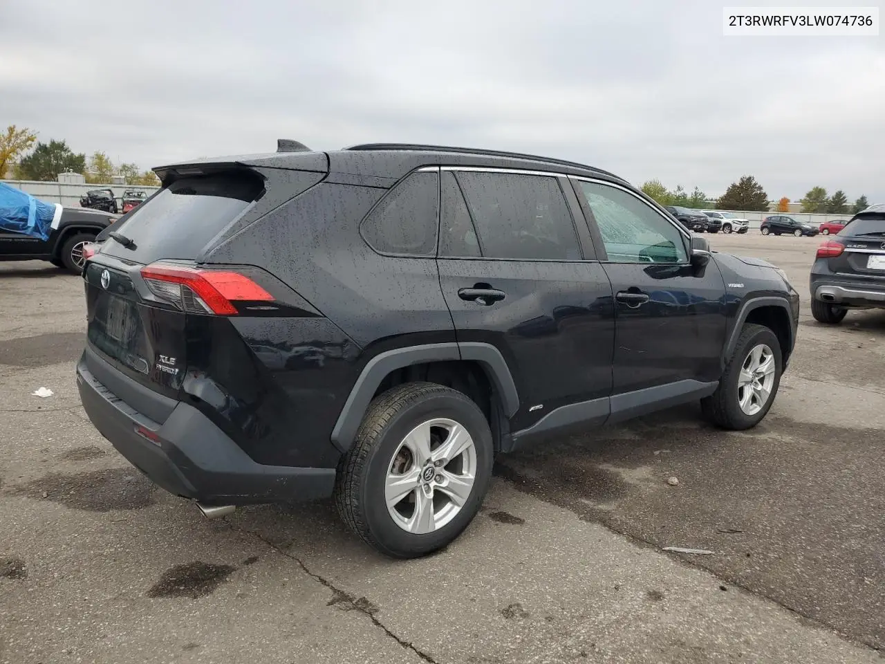 2T3RWRFV3LW074736 2020 Toyota Rav4 Xle