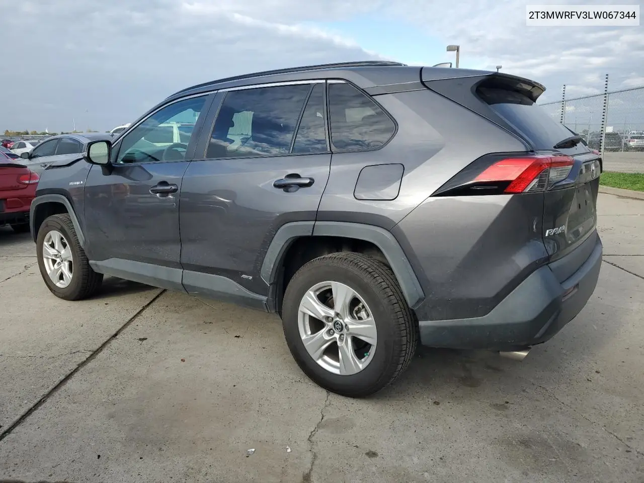 2T3MWRFV3LW067344 2020 Toyota Rav4 Le