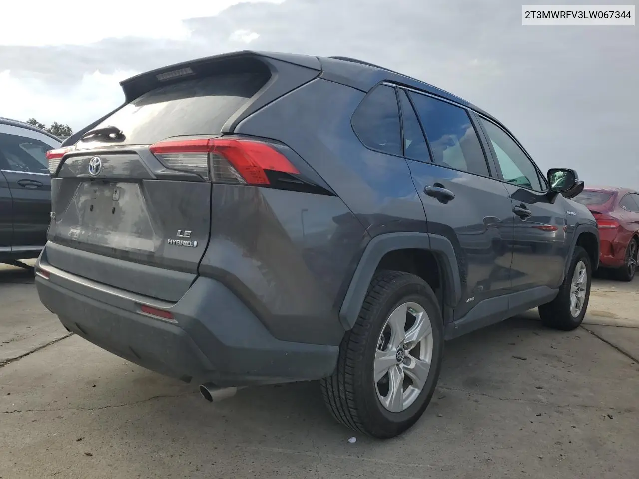 2T3MWRFV3LW067344 2020 Toyota Rav4 Le