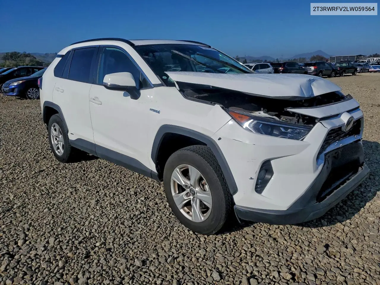 2T3RWRFV2LW059564 2020 Toyota Rav4 Xle