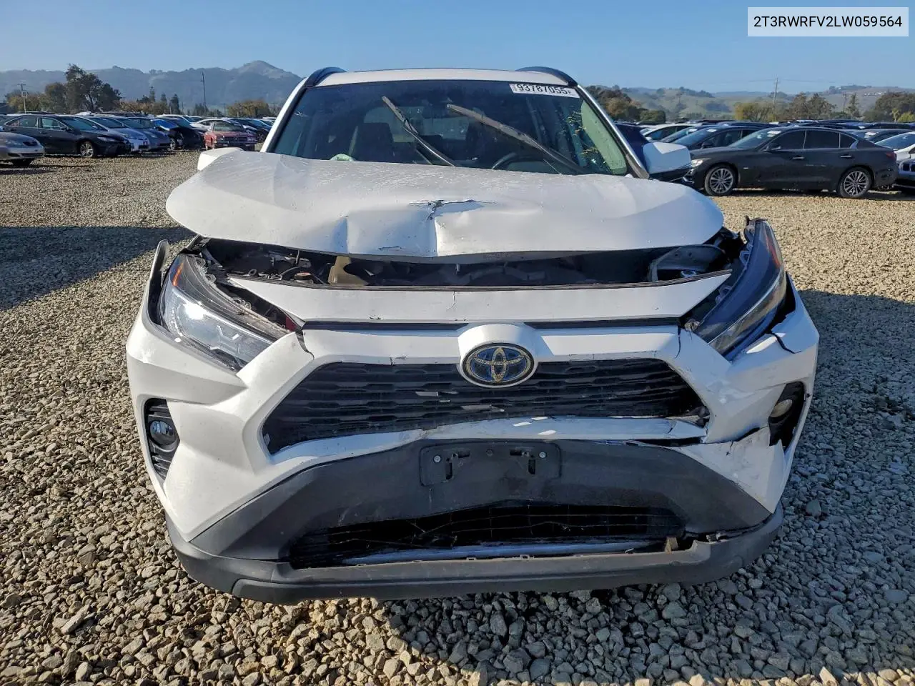 2T3RWRFV2LW059564 2020 Toyota Rav4 Xle