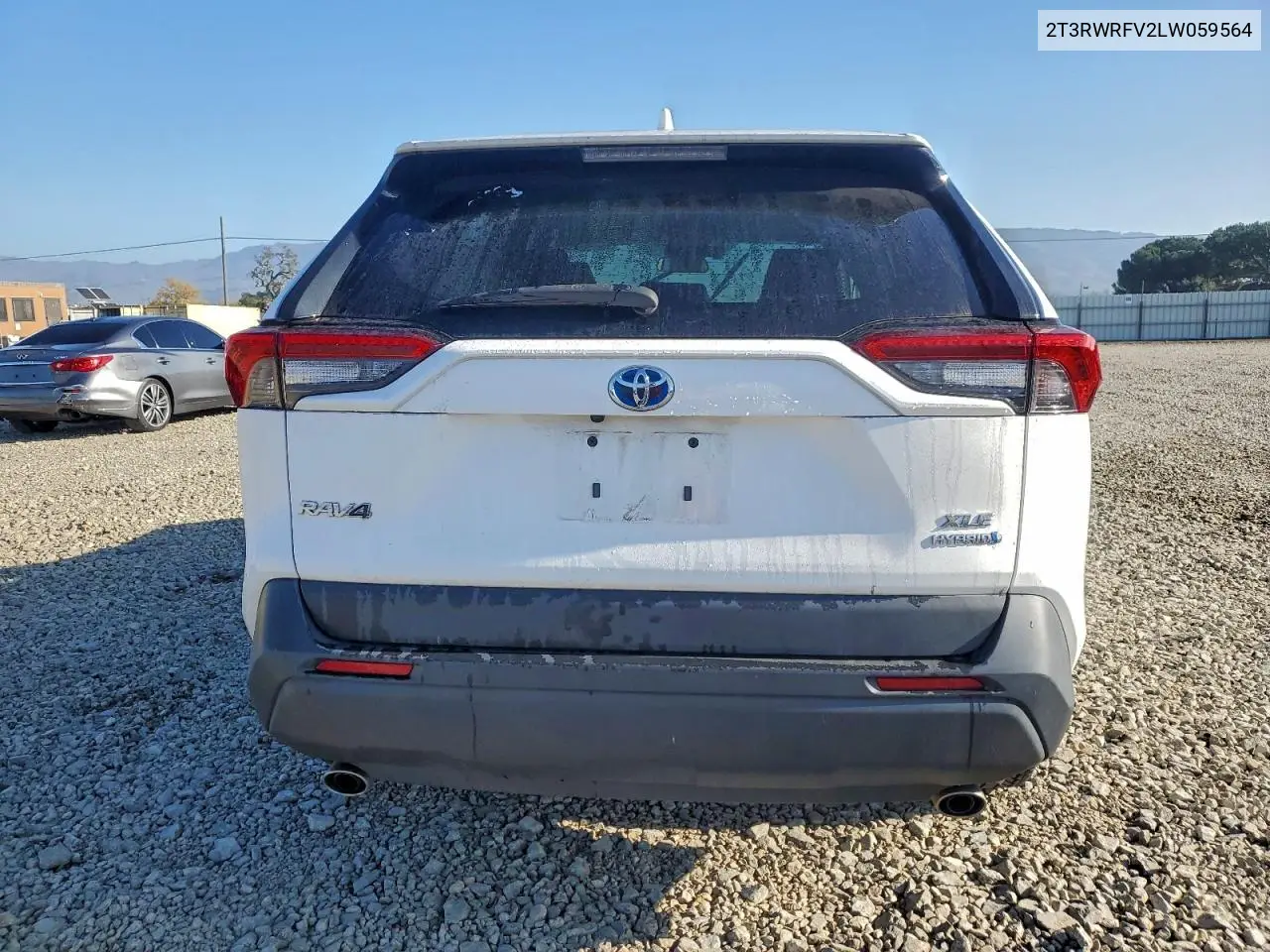 2T3RWRFV2LW059564 2020 Toyota Rav4 Xle