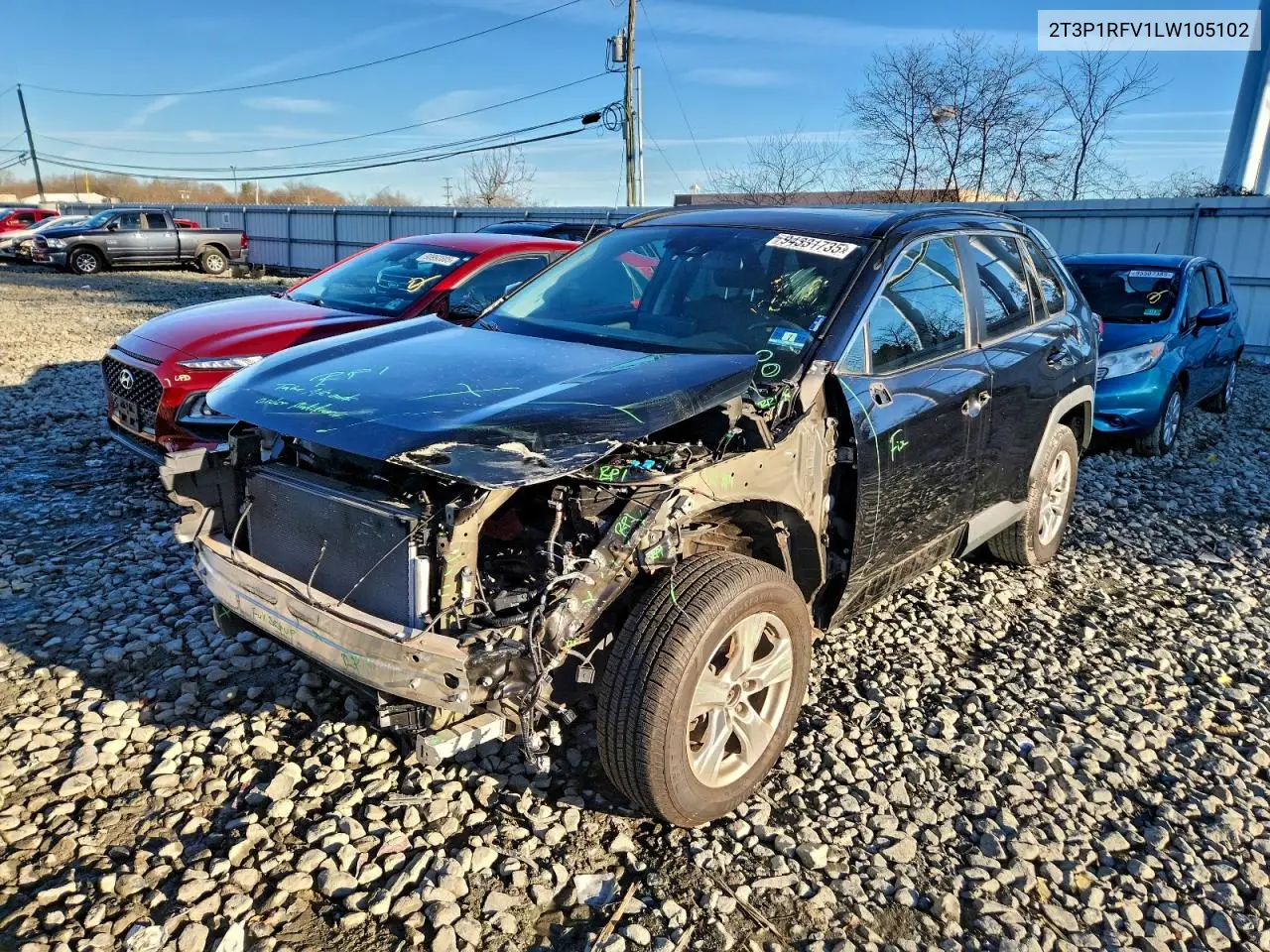 2T3P1RFV1LW105102 2020 Toyota Rav4 Xle