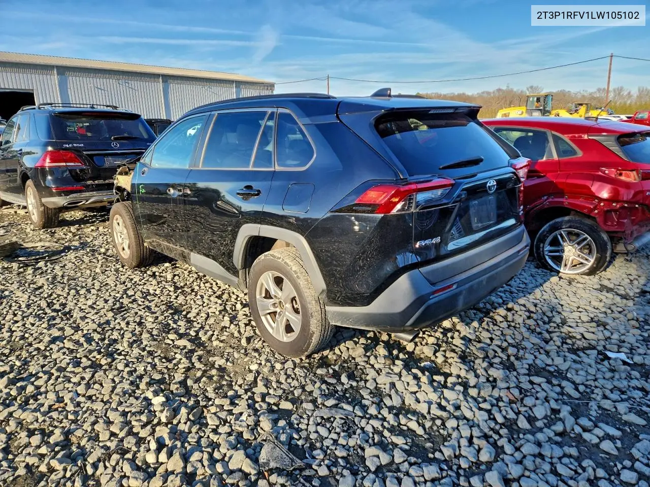 2T3P1RFV1LW105102 2020 Toyota Rav4 Xle