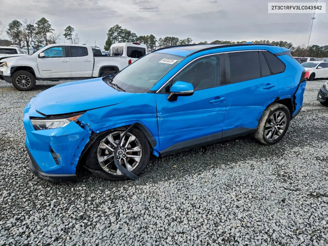 2T3C1RFV3LC043542 2020 Toyota Rav4 Xle Premium