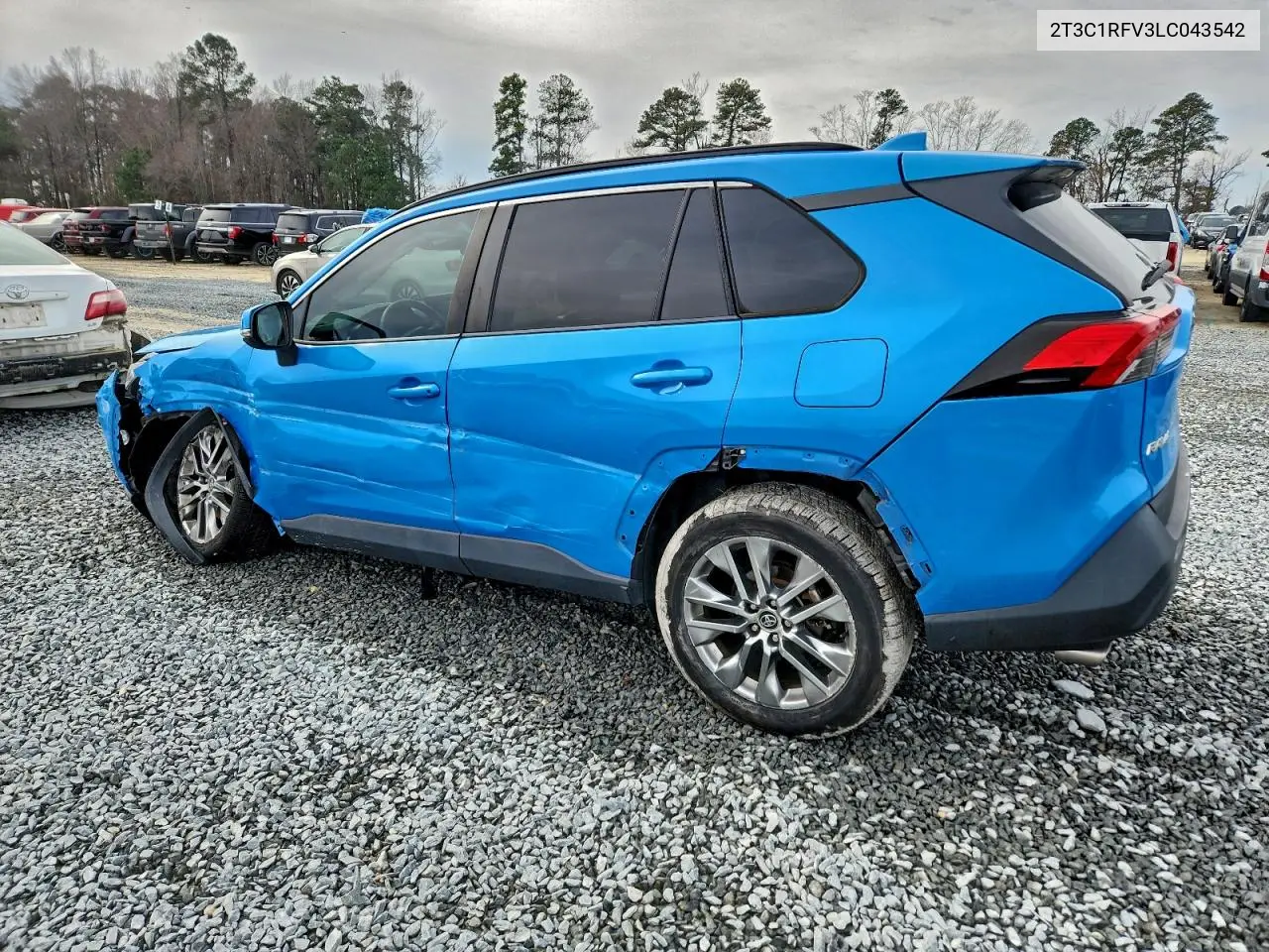 2T3C1RFV3LC043542 2020 Toyota Rav4 Xle Premium