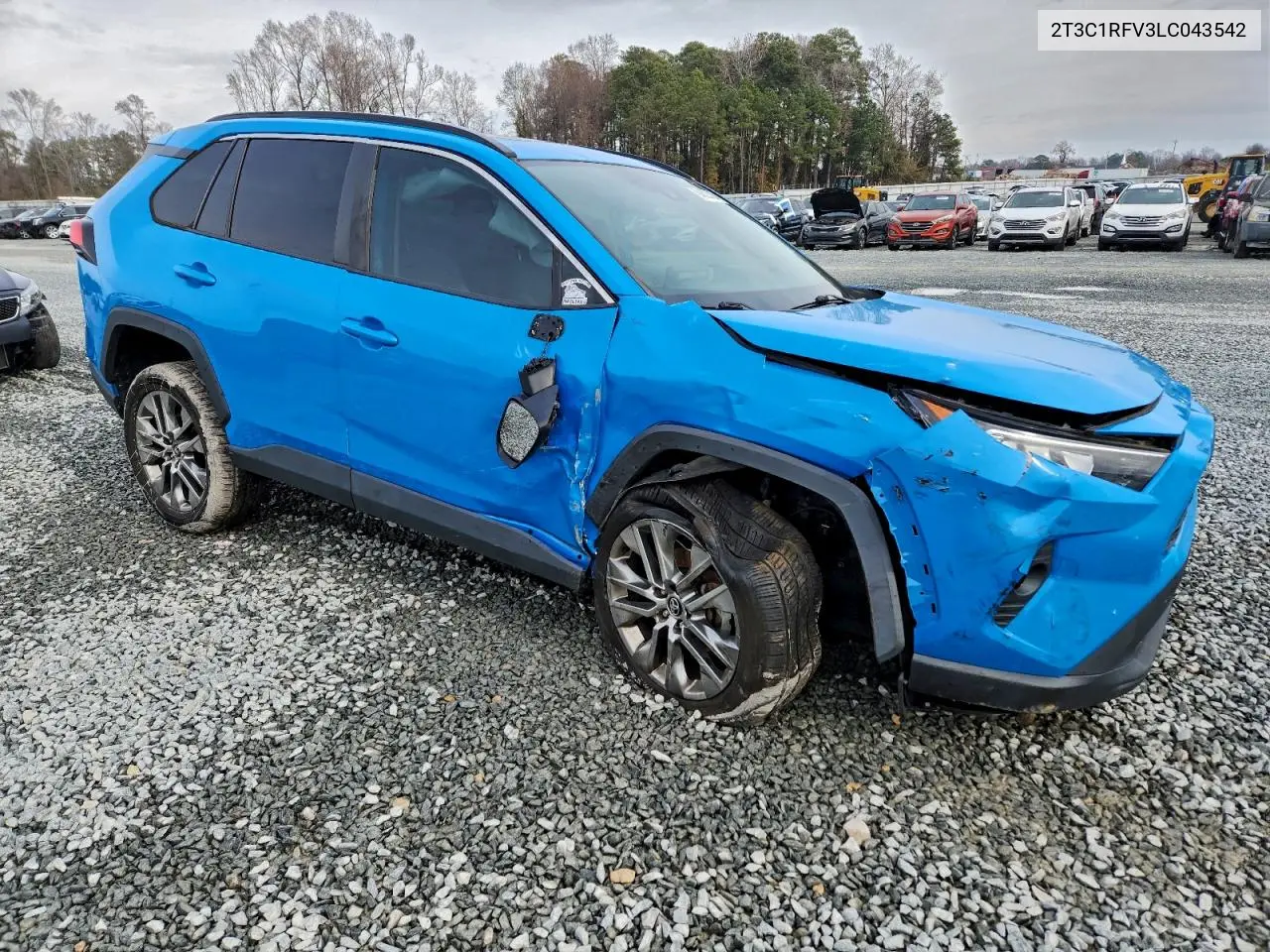 2T3C1RFV3LC043542 2020 Toyota Rav4 Xle Premium