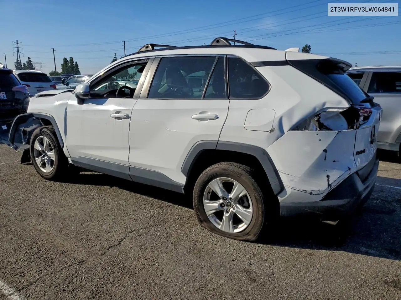 2T3W1RFV3LW064841 2020 Toyota Rav4 Xle