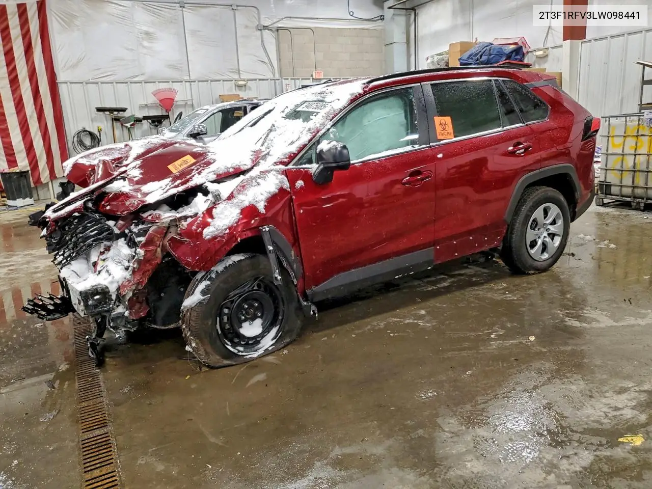2T3F1RFV3LW098441 2020 Toyota Rav4 Le