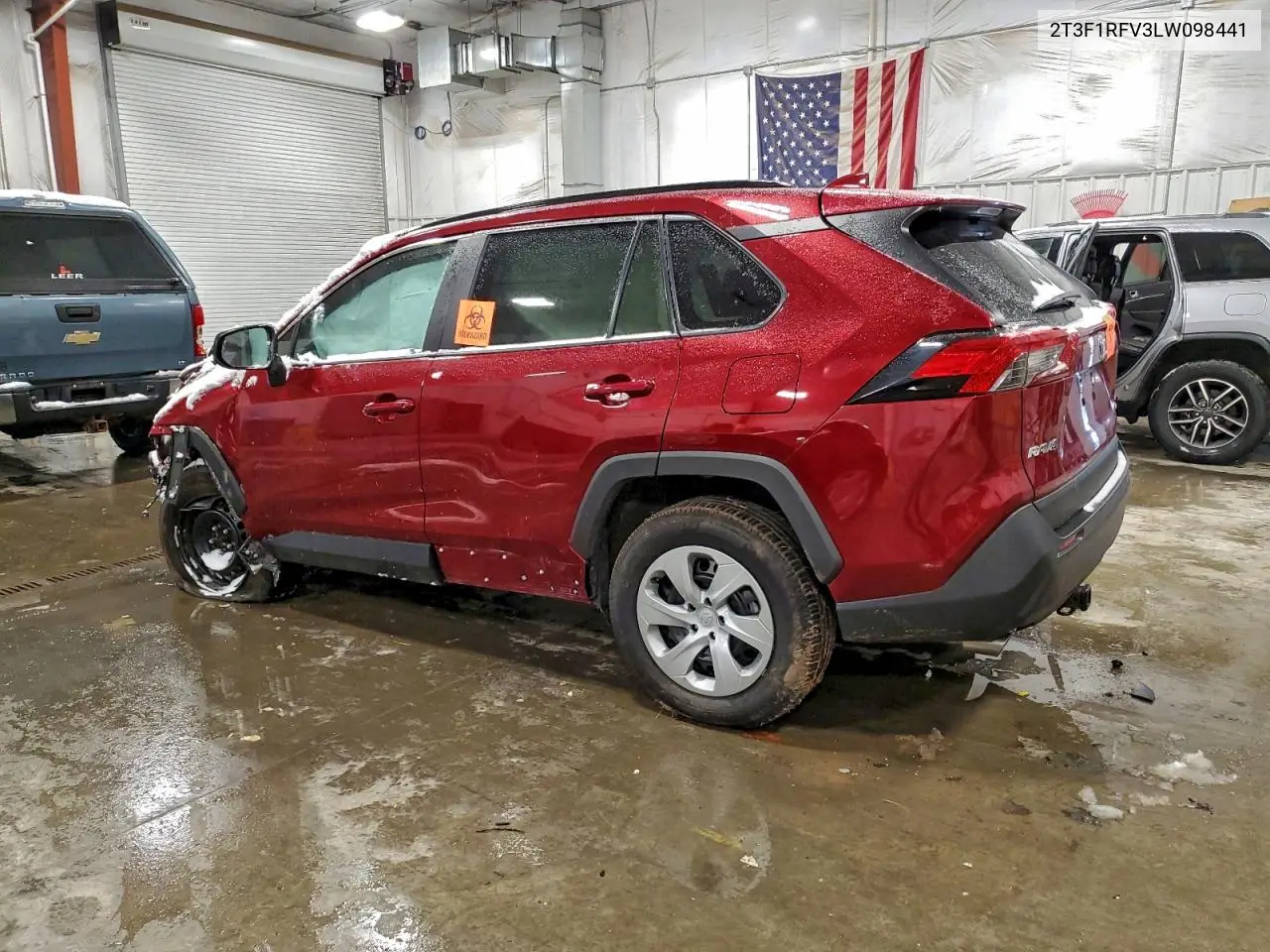 2T3F1RFV3LW098441 2020 Toyota Rav4 Le