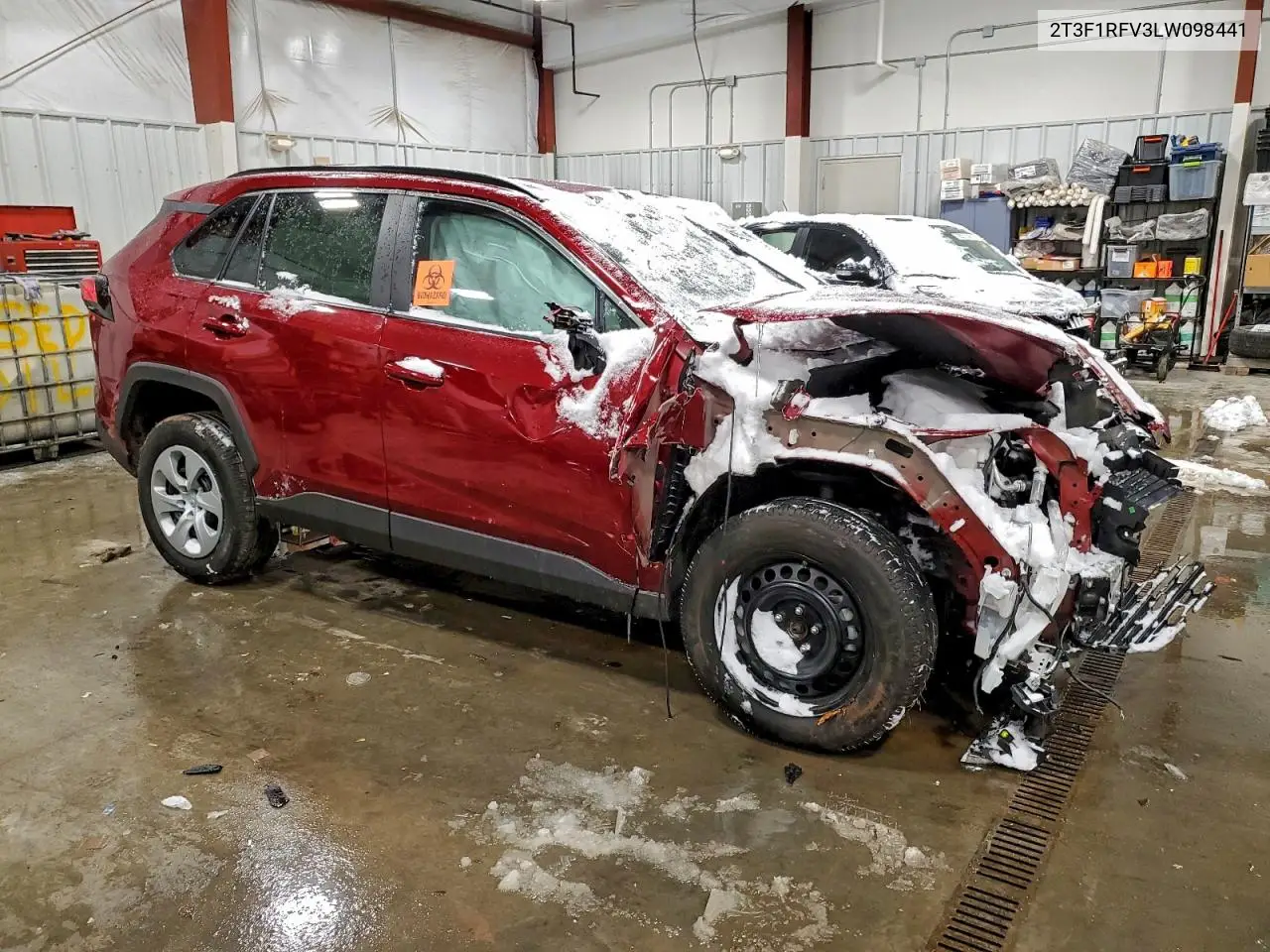 2T3F1RFV3LW098441 2020 Toyota Rav4 Le