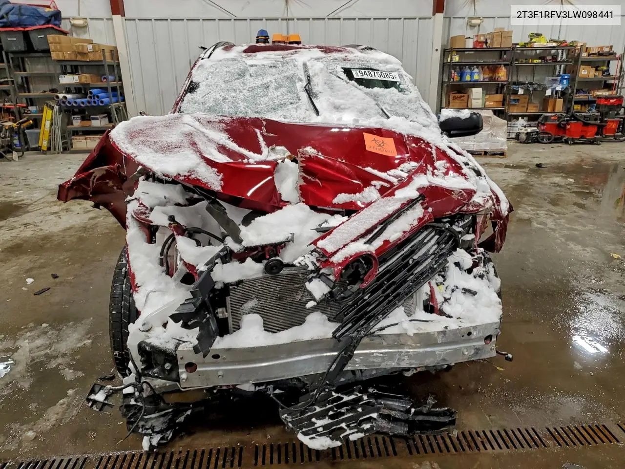 2T3F1RFV3LW098441 2020 Toyota Rav4 Le