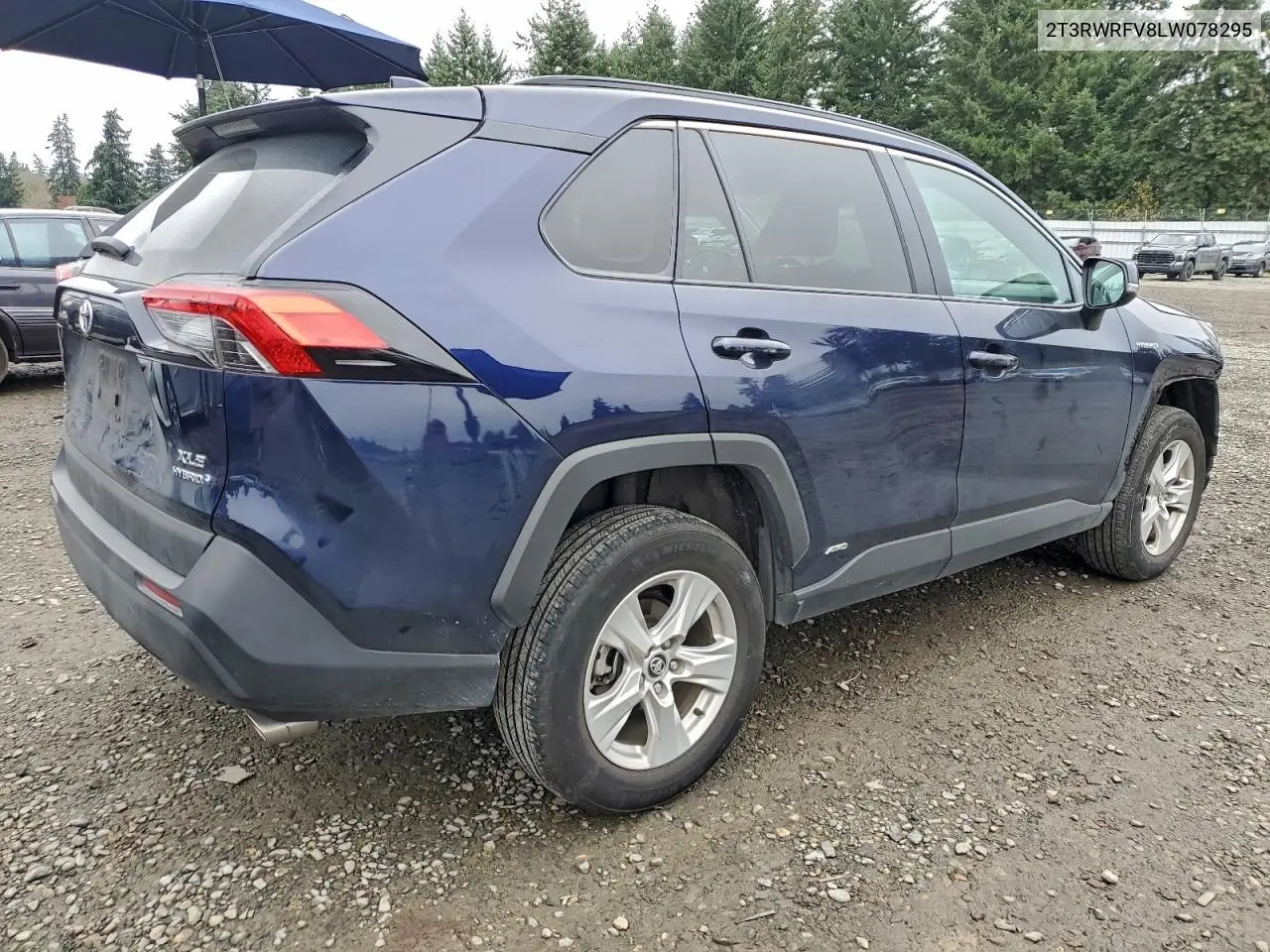 2T3RWRFV8LW078295 2020 Toyota Rav4 Xle