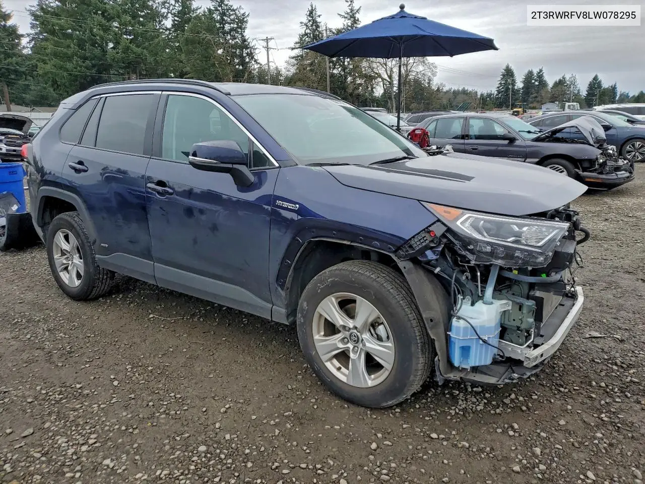 2T3RWRFV8LW078295 2020 Toyota Rav4 Xle