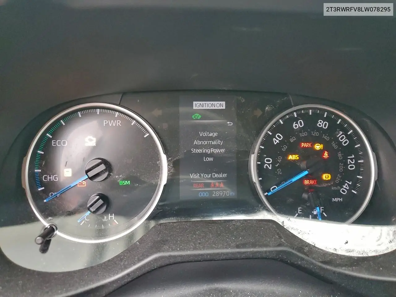 2T3RWRFV8LW078295 2020 Toyota Rav4 Xle