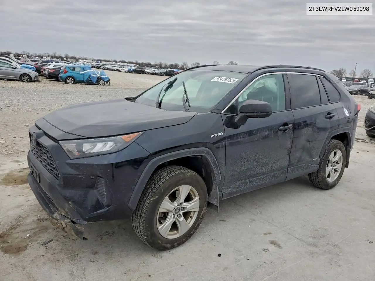 2T3LWRFV2LW059098 2020 Toyota Rav4 Le