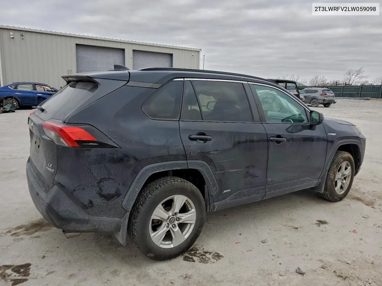 2T3LWRFV2LW059098 2020 Toyota Rav4 Le