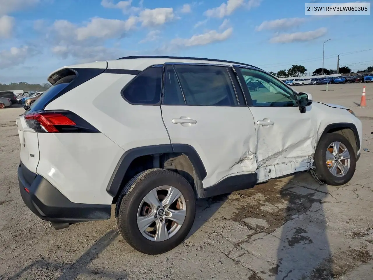 2T3W1RFV3LW060305 2020 Toyota Rav4 Xle