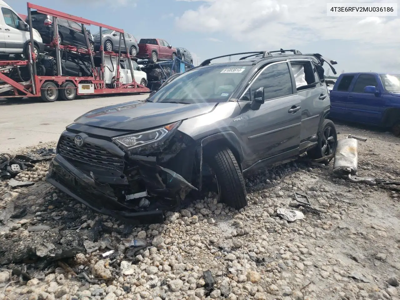 4T3E6RFV2MU036186 2021 Toyota Rav4 Xse