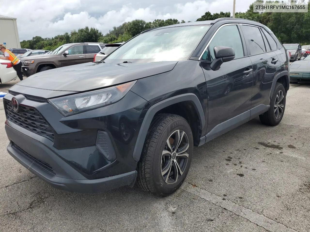 2T3H1RFV1MC167655 2021 Toyota Rav4 Le