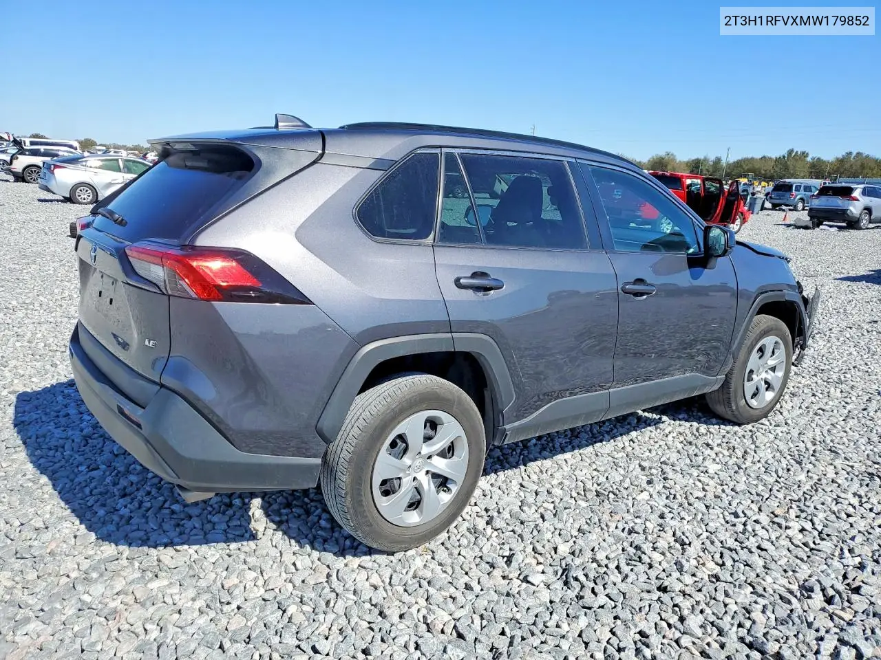 2T3H1RFVXMW179852 2021 Toyota Rav4 Le