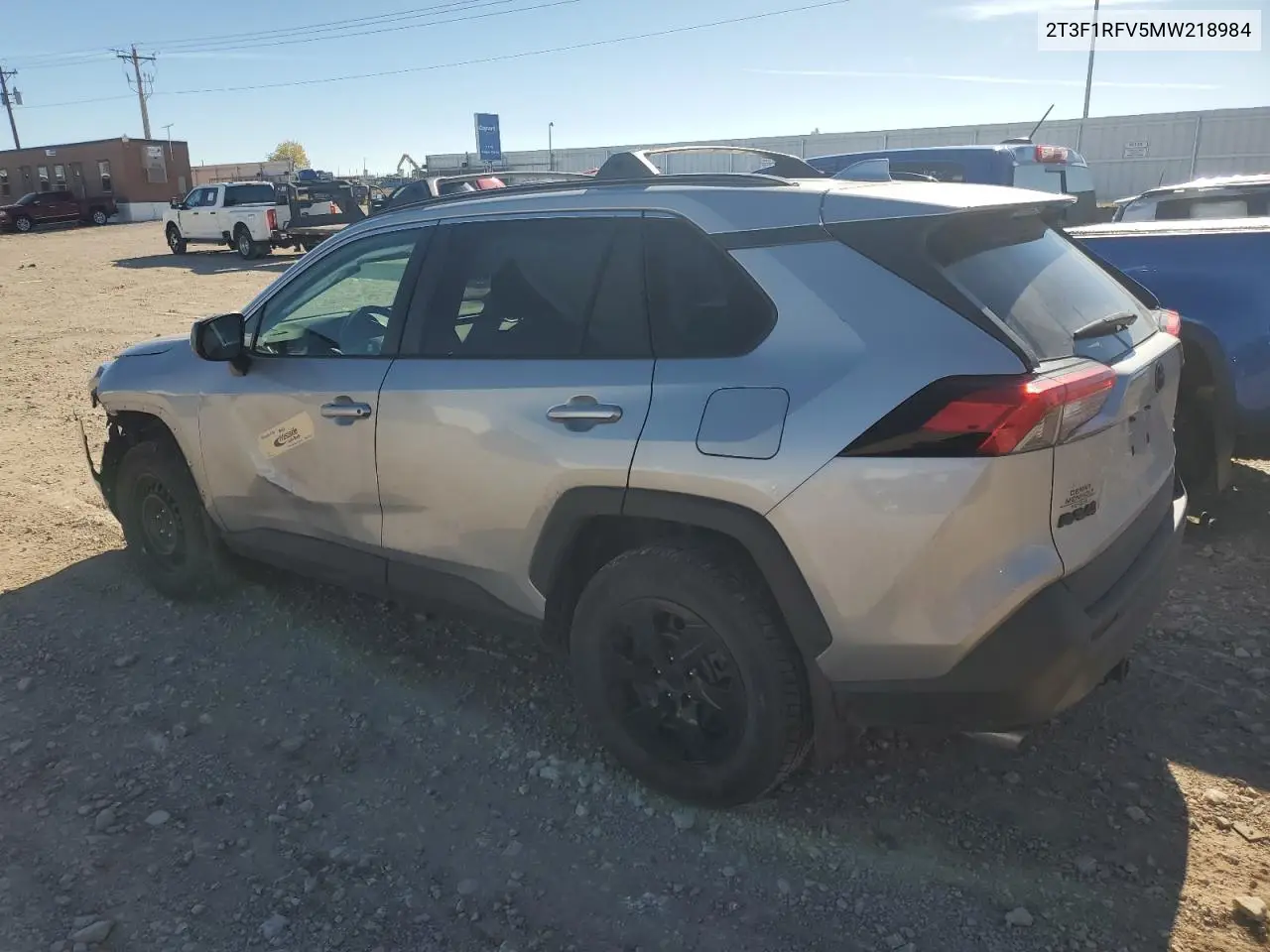 2T3F1RFV5MW218984 2021 Toyota Rav4 Le
