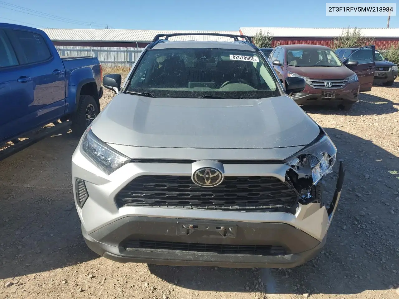 2T3F1RFV5MW218984 2021 Toyota Rav4 Le