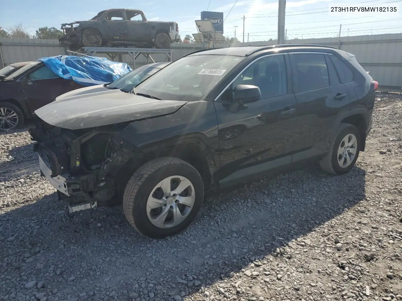 2T3H1RFV8MW182135 2021 Toyota Rav4 Le