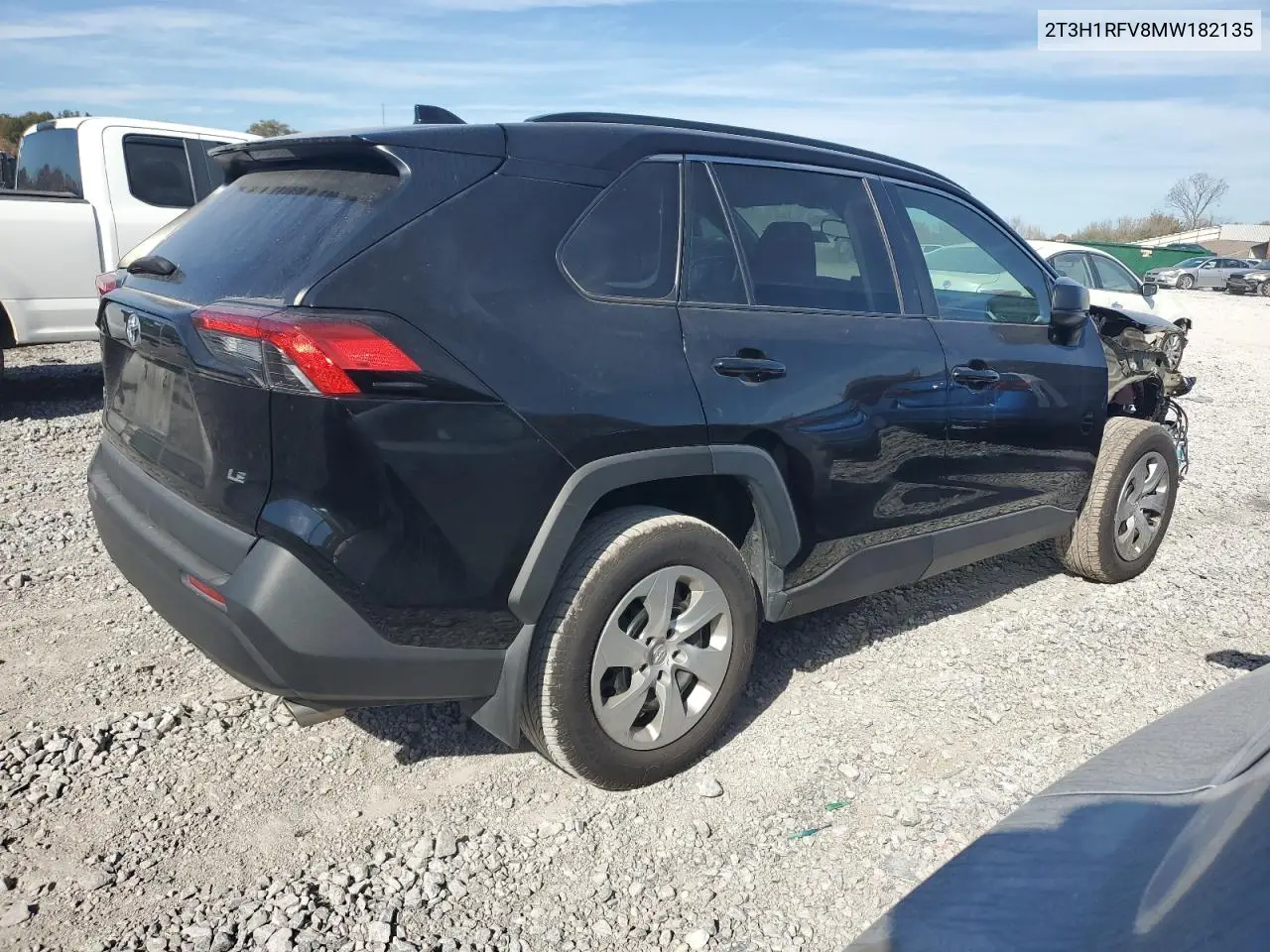 2T3H1RFV8MW182135 2021 Toyota Rav4 Le