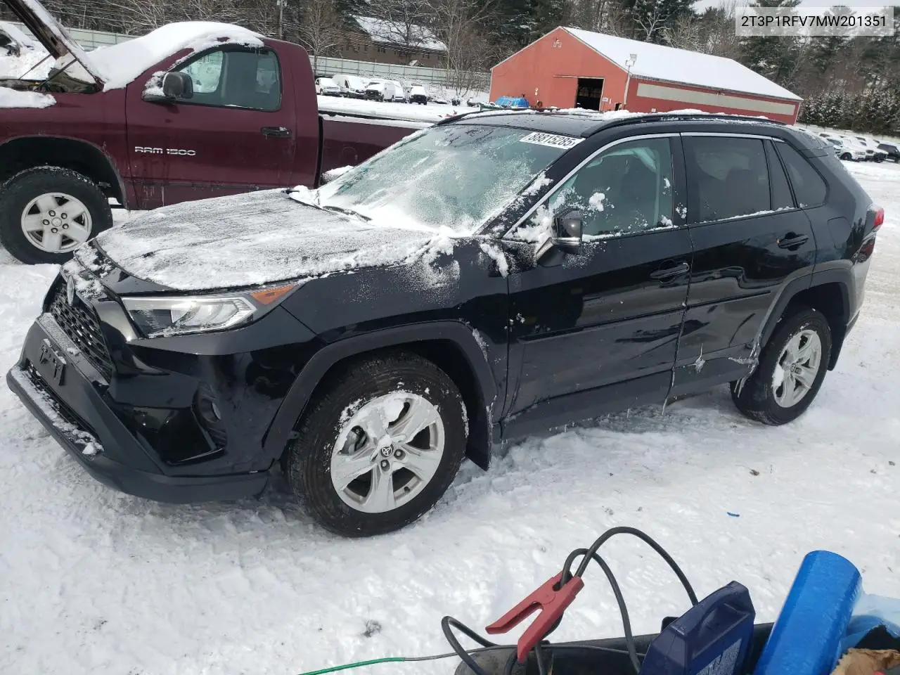 2T3P1RFV7MW201351 2021 Toyota Rav4 Xle
