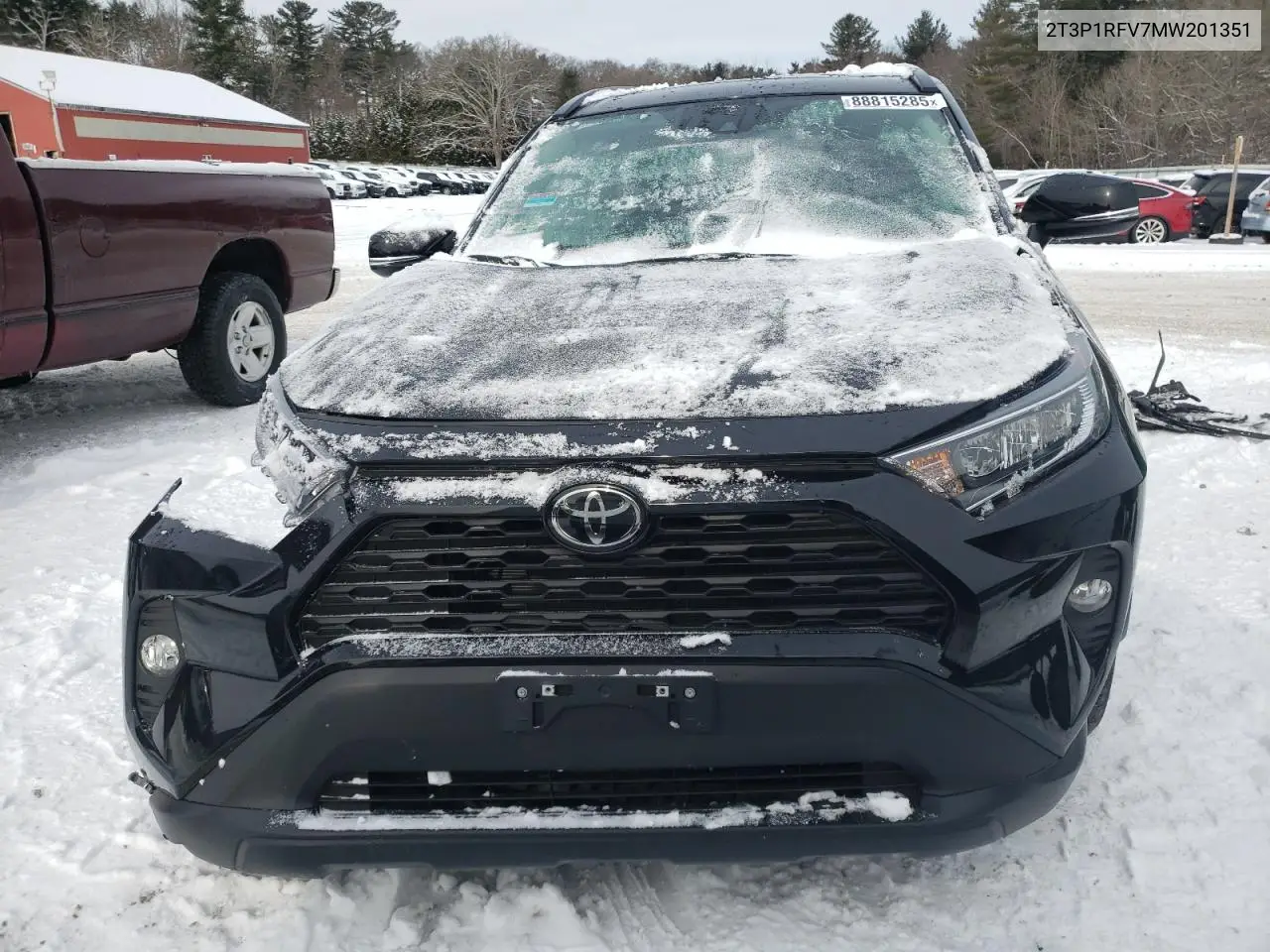 2T3P1RFV7MW201351 2021 Toyota Rav4 Xle