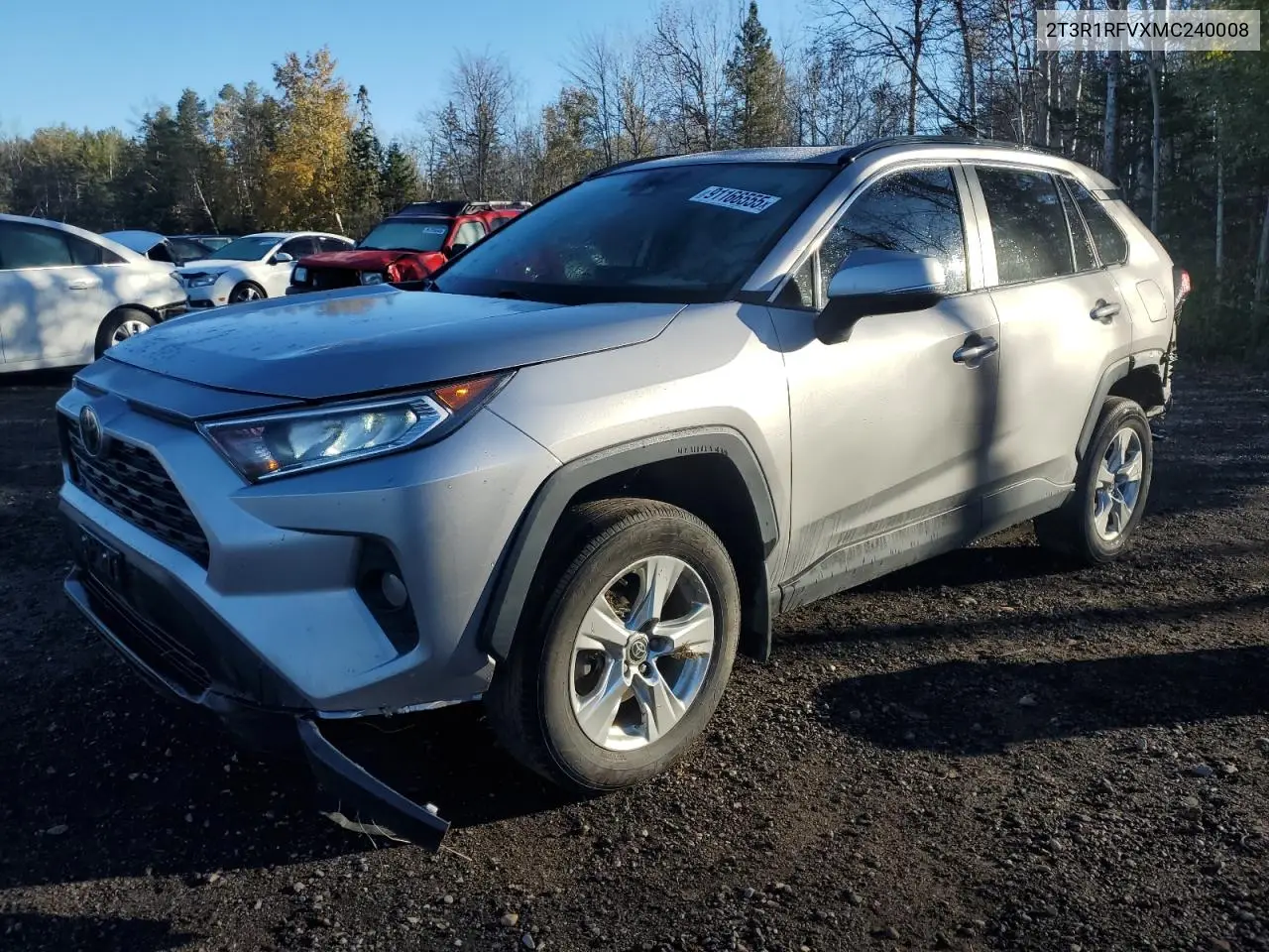 2T3R1RFVXMC240008 2021 Toyota Rav4 Xle