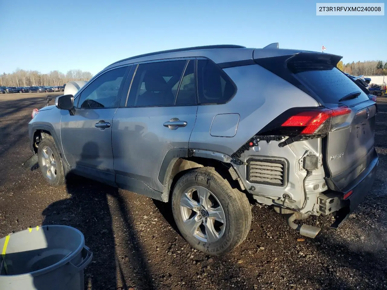 2T3R1RFVXMC240008 2021 Toyota Rav4 Xle